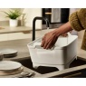 Joseph Joseph Wash&Drain Bowl - Light Stone/Sage