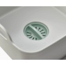 Joseph Joseph Wash&Drain Bowl - Light Stone/Sage