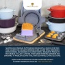Masterclass Ceramic Mini Casserole Dish 180ml - Pastel Blue