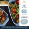 Masterclass Ceramic Mini Casserole Dish 180ml - Pastel Blue