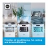 Black & Decker Black & Decker BXAC40023GB Portable 5000 BTU 3-in-1 Smart Air Conditioning Unit - White