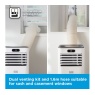 Black & Decker Black & Decker BXAC40023GB Portable 5000 BTU 3-in-1 Smart Air Conditioning Unit - White