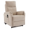 Oregon Dual Motor Riser Recliner Chair in Barley Fabric
