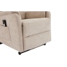 Oregon Dual Motor Riser Recliner Chair in Barley Fabric