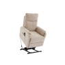 Oregon Dual Motor Riser Recliner Chair in Barley Fabric