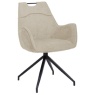 Agatha Upholstered Swivel Dining Armchair
