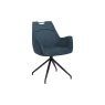 Agatha Upholstered Swivel Dining Armchair