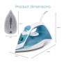 Swan Swan SI12052AQ 2200W Steam Iron With Ceramic Soleplate - White/Aqua