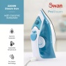 Swan Swan SI12052AQ 2200W Steam Iron With Ceramic Soleplate - White/Aqua