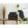 The Lyndon Company Rainham Cotton Towel - Charcoal