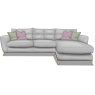 Cassie 3 Seater Chaise Sofa in Fabric