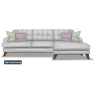 Whitemeadow Reya Large 4 Seater Chaise Sofa in Fabric