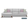 Whitemeadow Reya Large 4 Seater Chaise Sofa in Fabric