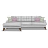Whitemeadow Reya Large 4 Seater Chaise Sofa in Fabric