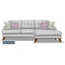 Whitemeadow Reya Medium 3 Seater Chaise Sofa in Fabric