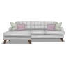 Whitemeadow Reya Medium 3 Seater Chaise Sofa in Fabric
