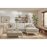 Reya Medium 3 Seater Chaise Sofa in Fabric