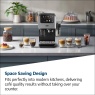 Beko CED7524X Espresso Machine With Integrated Grinder And Milk Cup - Silver