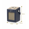 Roberts Revival Mini2 DAB+/FM Portable Radio With Bluetooth - Midnight Blue