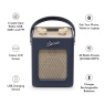 Roberts Revival Mini2 DAB+/FM Portable Radio With Bluetooth - Midnight Blue