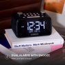 Roberts Ortus 4 Large Digit DAB+/FM Radio With Bluetooth Clock Radio - Black