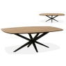 Amsterdam Danish Oval Extending Dining Table