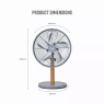 Swan Swan Nordic 12 Inch Desk Fan - Grey