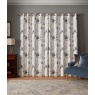 Laura Ashley Laura Ashley Pallington Bloom Blackout Lined Eyelet Curtains - Smoke Blue