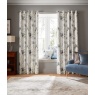Laura Ashley Laura Ashley Pallington Bloom Blackout Lined Eyelet Curtains - Smoke Blue