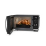 Sharp YCQS254AUB 900W Flatbed Microwave Oven 25L - Black