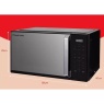 Russell Hobbs RHMT2512B 900W Touch Control Digital Microwave 25L - Black