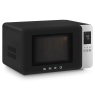 Smeg MOC01BLMUK 900W Solo Microwave With Grill 29L - Black
