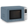 Smeg MOC01BLMUK 900W Solo Microwave With Grill 29L - Storm Blue