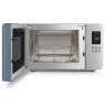 Smeg MOC01BLMUK 900W Solo Microwave With Grill 29L - Storm Blue
