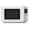Smeg MOC01BLMUK 900W Solo Microwave With Grill 29L - White