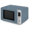 Smeg MOC02SBMUK 900W Combi Microwave With Oven Air Fry & Grill 27L - Storm Blue