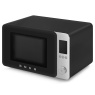 Smeg MOC02EGMUK 900W Combi Microwave With Oven Air Fry & Grill 27L - Black