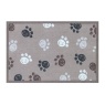 Likewise Matting Knightsbridge Paw Prints Door Mat 70x50cm - Brown