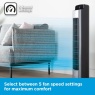 Black & Decker Black & Decker BXFT50008GB 36” Smart Tower Fan
