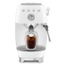 Smeg ECF03WHUK Manual Espresso Coffee Machine With Cold Brew - White