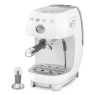 Smeg ECF03WHUK Manual Espresso Coffee Machine With Cold Brew - White
