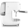 Smeg ECF03WHUK Manual Espresso Coffee Machine With Cold Brew - White