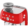 Smeg EGF03RDUK Manual 50's Style Retro Bean-To-Cup Espresso Coffee Machine - Red