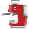 Smeg EGF03RDUK Manual 50's Style Retro Bean-To-Cup Espresso Coffee Machine - Red