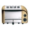 Dualit 47452 Classic Vario AWS 4 Slot Toaster - Brass