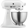 KitchenAid 5K45SSBFW Mixer Tilt-Head Classic Stand Mixer 4.3L - Matte White