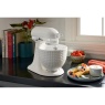 KitchenAid 5KSM156CXBPL Artisan 4.7L Tilt-Head Stand Mixer - Monochrome White