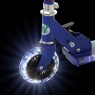 MV Sports MoVe Electro Lite Folding Inline Scooter - Blue/Purple