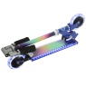 MV Sports MoVe Electro Lite Folding Inline Scooter - Blue/Purple