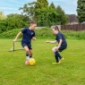 MV Sports Kickmaster One On One Folding Goal Set